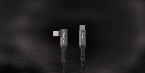 KABEL USB-C M/M 3.2 GEN 2 3M 10GB/S PD60W VR CZARNY GENESIS