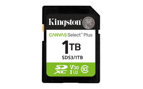 KINGSTON SDXC 1TB Canvas Select Plus Gen3 150MB/s KINGSTON SDXC 1TB Canvas Select Plus Gen3 150MB/s