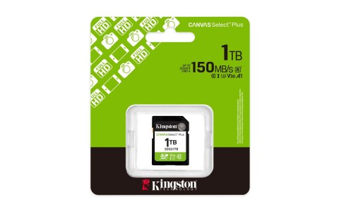 KINGSTON SDXC 1TB Canvas Select Plus Gen3 150MB/s KINGSTON SDXC 1TB Canvas Select Plus Gen3 150MB/s