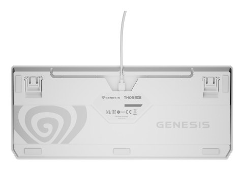 KLAWIATURA DLA GRACZY GENESIS THOR 230 TKL US RGB MECHANICZNA OUTEMU RED BIAŁA HOT SWAP