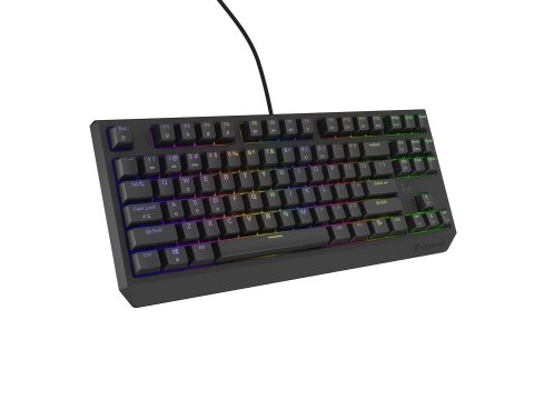 KLAWIATURA DLA GRACZY GENESIS THOR 230 TKL US RGB MECHANICZNA OUTEMU RED CZARNA HOT SWAP