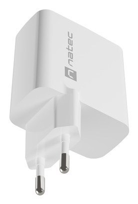 NATEC ŁADOWARKA RIBERA GAN 1X USB-A + 1X USB-C 45W BIAŁA NATEC ŁADOWARKA RIBERA GAN 1X USB-A + 1X USB-C 45W BIAŁA