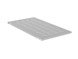 PÓŁKA DO SZAF 19" 1000MM SZARA LANBERG (1U/480X870MM UDŹWIG DO 120KG, MONTAŻ 4 PUNKTOWY)
