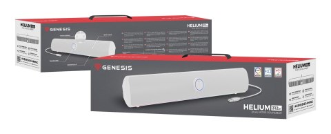 SOUNDBAR GENESIS HELIUM 312BT 2.0 BLUETOOTH BIAŁY