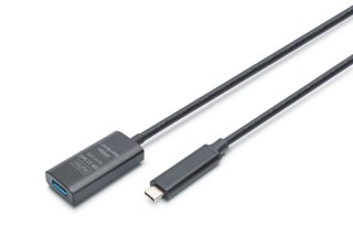 Digitus Aktywny przedłużacz USB 3.2 Gen2 10G, USB-C - USB-A, 5m