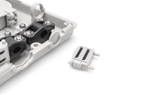 Digitus Przełącznica światłowodowa zewnętrzna FTTH 8x LC dplx (16 spawów), IP65
