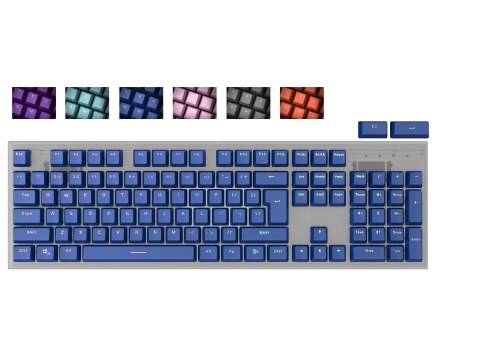 KEYCAPS GENESIS LEAD 300 GRANATOWE DOUBLE SHOT KEYCAPS GENESIS LEAD 300 GRANATOWE DOUBLE SHOT