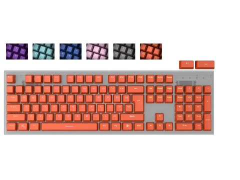 KEYCAPS GENESIS LEAD 300 POMARAŃCZOWE DOUBLE SHOT KEYCAPS GENESIS LEAD 300 POMARAŃCZOWE DOUBLE SHOT