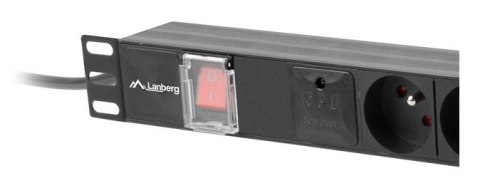 LISTWA ZASILAJĄCA RACK PDU 19" LANBERG 1U 16A 5X 230V PL 2M CZARNA LISTWA ZASILAJĄCA RACK PDU 19" LANBERG 1U 16A 5X 230V PL 2M CZARNA