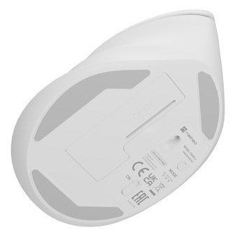 MYSZ WERTYKALNA NATEC CRAKE 2 BEZPRZEWODOWA 2400DPI BLUETOOTH 5.2 + 2.4GHZ BIAŁA MYSZ WERTYKALNA NATEC CRAKE 2 BEZPRZEWODOWA 2400DPI BLUETOOTH 5.2 + 2.4GHZ BIAŁA