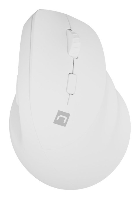 MYSZ WERTYKALNA NATEC CRAKE 2 BEZPRZEWODOWA 2400DPI BLUETOOTH 5.2 + 2.4GHZ BIAŁA MYSZ WERTYKALNA NATEC CRAKE 2 BEZPRZEWODOWA 2400DPI BLUETOOTH 5.2 + 2.4GHZ BIAŁA