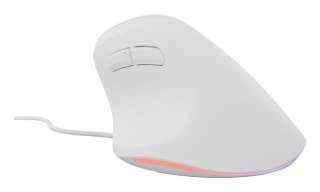 MYSZ WERTYKALNA NATEC CRAKE 2 PRO 12800DPI BIAŁA PROGRAMOWALNA OPTYCZNA