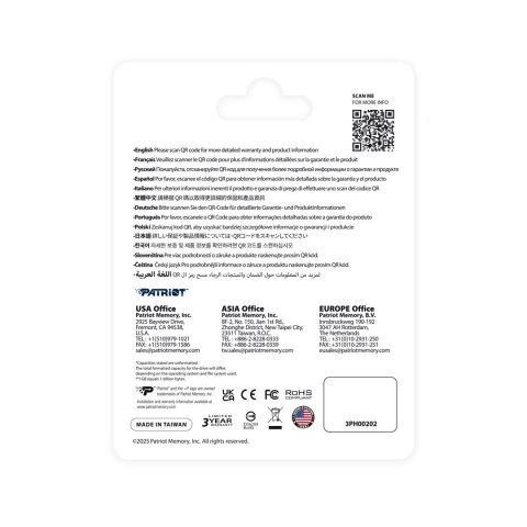 Patriot FLASHDRIVE Tab T560 128GB Dual USB 120MB/s Patriot FLASHDRIVE Tab T560 128GB Dual USB 120MB/s
