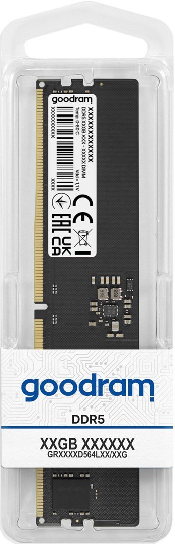 GOODRAM DDR5 24GB 3072Mx8 5600MHz CL46 GOODRAM RET GOODRAM DDR5 24GB 3072Mx8 5600MHz CL46 GOODRAM RET