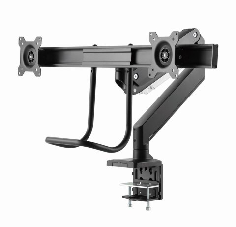 Gembird MA-DA2-04 Regulowane biurkowe ramię na 2 monitory, 17"-32", do 8 kg