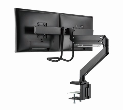Gembird MA-DA2-04 Regulowane biurkowe ramię na 2 monitory, 17"-32", do 8 kg