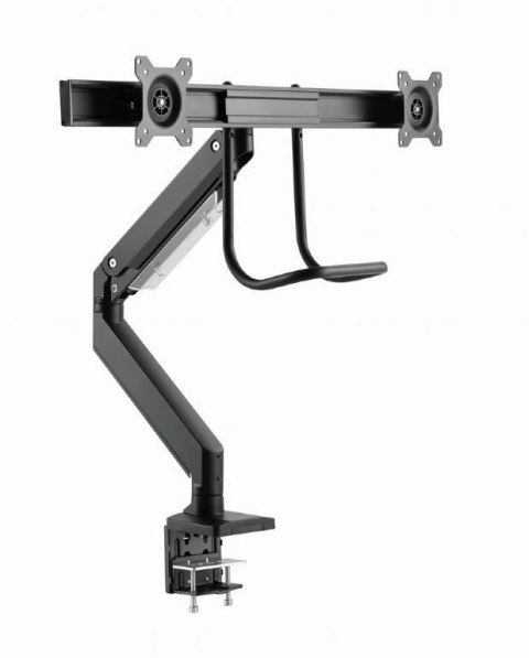 Gembird MA-DA2-04 Regulowane biurkowe ramię na 2 monitory, 17"-32", do 8 kg