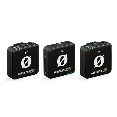 RODE Wireless ME Dual - kompaktowy bezprzewodowy system mikrofonowy z dwoma nadajnikami do nagrywania dwukanałowego