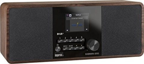 Radio imperial DABMAN i200 Internet/DAB+/DAB/UKW holzoptik