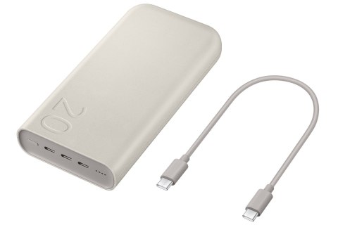 Samsung EB-P4520XUEGEU bank mocy 20000 mAh Beżowy Samsung EB-P4520XUEGEU bank mocy 20000 mAh Beżowy