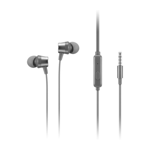 Słuchawki douszne z mikrofonem Lenovo 110, GXD1J77354, szare Słuchawki douszne z mikrofonem Lenovo 110, GXD1J77354, szare