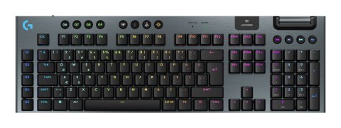 Logitech G G915 X LIGHTSPEED klawiatura Gaming USB + RF Wireless + Bluetooth QWERTY Amerykański międzynarodowy Czarny