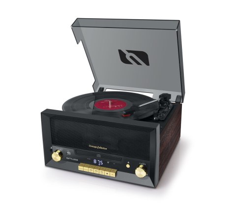 Muse MT112W obrotowy talerz gramofonu Gramofon z napędem pasowym Brązowy Automatyczny Muse MT112W obrotowy talerz gramofonu Gramofon z napędem pasowym Brązowy Automatyczny
