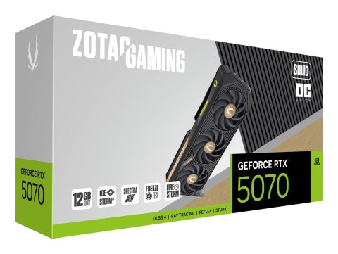 Zotac GAMING GeForce RTX 5070 SOLID OC NVIDIA 12 GB GDDR7 Zotac GAMING GeForce RTX 5070 SOLID OC NVIDIA 12 GB GDDR7