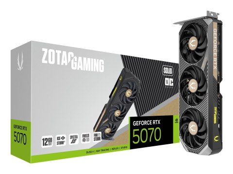 Zotac GAMING GeForce RTX 5070 SOLID OC NVIDIA 12 GB GDDR7 Zotac GAMING GeForce RTX 5070 SOLID OC NVIDIA 12 GB GDDR7