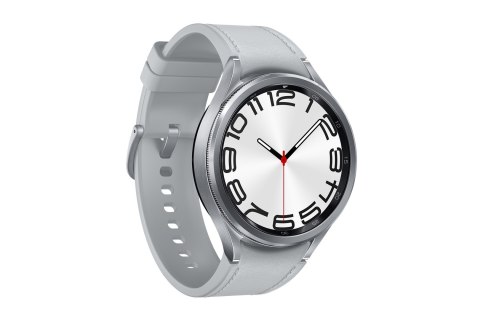 Samsung Galaxy Watch6 Classic 47 mm Cyfrowy Ekran dotykowy Srebrny Samsung Galaxy Watch6 Classic 47 mm Cyfrowy Ekran dotykowy Srebrny