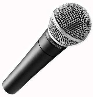 Shure SM58 Czarny Mikrofon Stage / Performance
