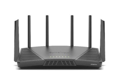 Synology RT6600ax Router WiFi6 1xWAN 3xGbE 1x2.5Gb router bezprzewodowy Tri-band (2.4 GHz/5 GHz/5 GHz) Czarny Synology RT6600ax Router WiFi6 1xWAN 3xGbE 1x2.5Gb router bezprzewodowy Tri-band (2.4 GHz/5 GHz/5 GHz) Czarny