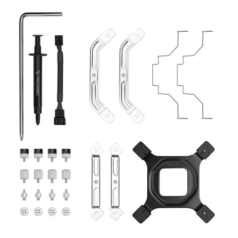 DeepCool AK500 Digital WH Procesor Chłodnica powietrza 12 cm Biały 1 szt.