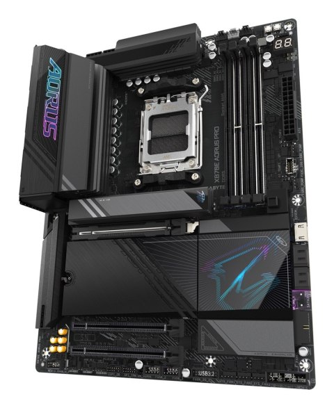 GIGABYTE X870E AORUS PRO płyta główna AMD X870E Gniazdo AM5 ATX GIGABYTE X870E AORUS PRO płyta główna AMD X870E Gniazdo AM5 ATX