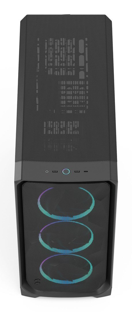 Obudowa Fractal Meshify 3 XL Black RGB TG Midi Tower Gaming Gehäuse Obudowa Fractal Meshify 3 XL Black RGB TG Midi Tower Gaming Gehäuse
