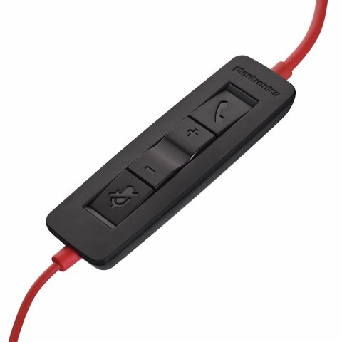Słuchawki Poly Blackwire 3220 Stereo Wired Headset, USB-C, USB-C/A Adapter (Bulk), Black