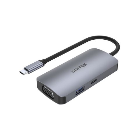 UNITEK HUB USB-C 1XUSB 3.1 GEN1 VGA 2XHDMI PD MST UNITEK HUB USB-C 1XUSB 3.1 GEN1 VGA 2XHDMI PD MST
