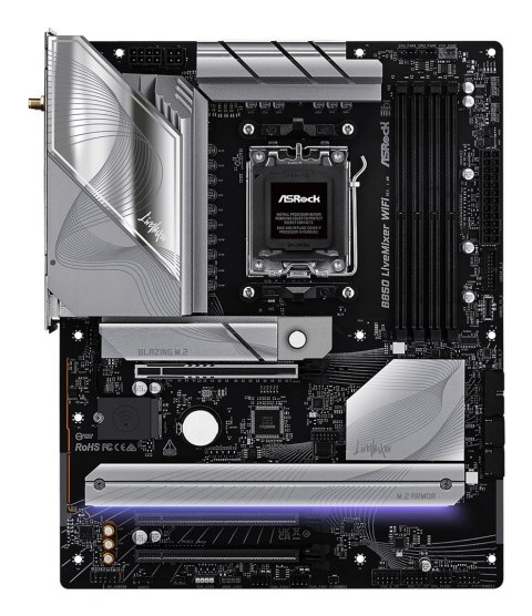 Asrock B850 LiveMixer WiFi AMD B850 Gniazdo AM5 ATX Asrock B850 LiveMixer WiFi AMD B850 Gniazdo AM5 ATX