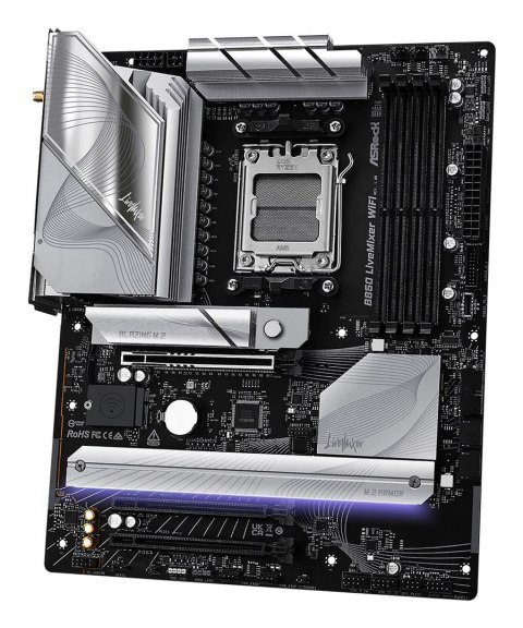 Asrock B850 LiveMixer WiFi AMD B850 Gniazdo AM5 ATX Asrock B850 LiveMixer WiFi AMD B850 Gniazdo AM5 ATX