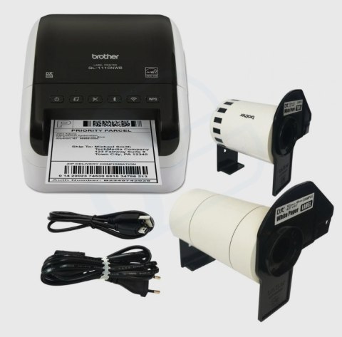 Brother QL-1110NWBC Drukarka etykiet Brother QL-1110NWBC Drukarka etykiet