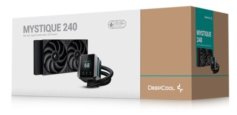 DeepCool MYSTIQUE 240 Procesor Chłodnica cieczy all-in-one 12 cm Czarny 1 szt.
