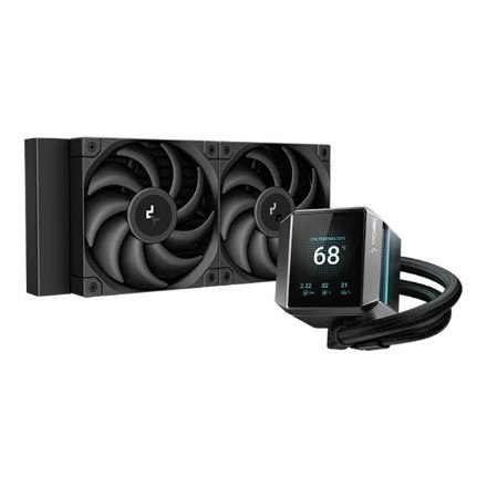 DeepCool MYSTIQUE 240 Procesor Chłodnica cieczy all-in-one 12 cm Czarny 1 szt.