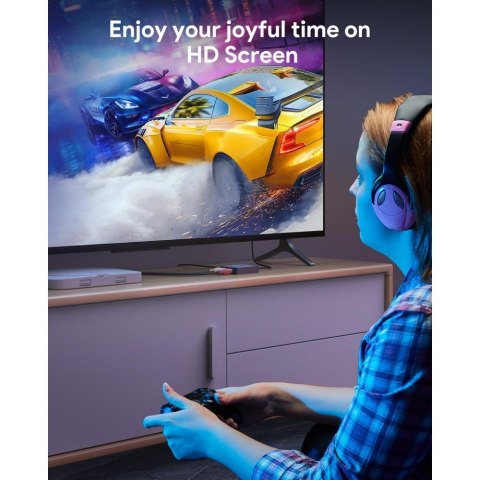 Konwerter AV Composite video i audio 3x RCA na HDMI 1080p