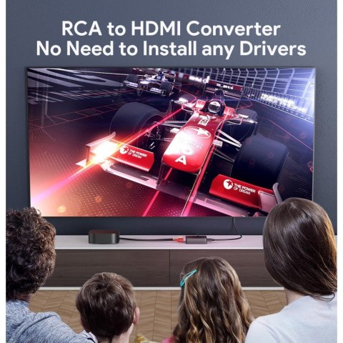 Konwerter AV Composite video i audio 3x RCA na HDMI 1080p
