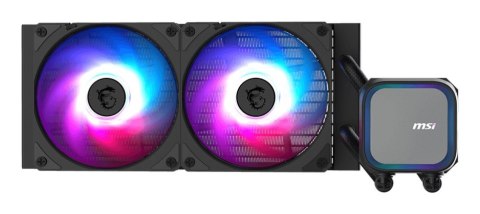 MSI MAG CORELIQUID A13 240 Płyta główna, Procesor Zestaw do chłodzenia płynami 12 cm Czarny
