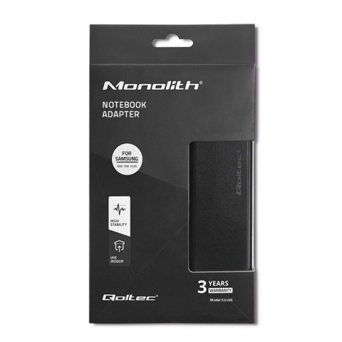 Qoltec Zasilacz do laptopa Samsung PREMIUM 65W | 19V | 3.42A | 3.0*1.0 Qoltec Zasilacz do laptopa Samsung PREMIUM 65W | 19V | 3.42A | 3.0*1.0
