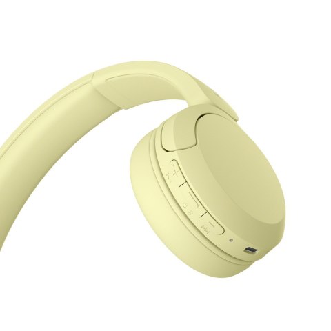 Słuchawki bezprzewodowe Sony WH-CH520 koloru żółtego