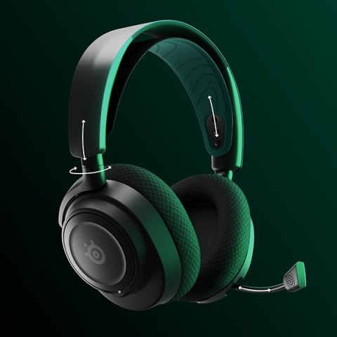 Steelseries Arctis Nova 7X Zestaw słuchawkowy Przewodowy i Bezprzewodowy Opaska na głowę Gaming USB Type-C Bluetooth Czarny, Zie Steelseries Arctis Nova 7X Zestaw słuchawkowy Przewodowy i Bezprzewodowy Opaska na głowę Gaming USB Type-C Bluetooth Czarny, Zie