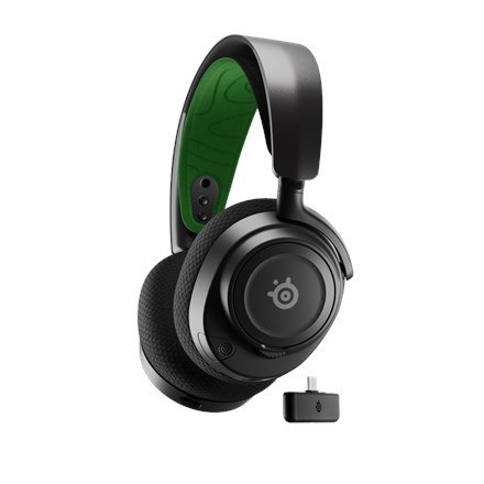 Steelseries Arctis Nova 7X Zestaw słuchawkowy Przewodowy i Bezprzewodowy Opaska na głowę Gaming USB Type-C Bluetooth Czarny, Zie Steelseries Arctis Nova 7X Zestaw słuchawkowy Przewodowy i Bezprzewodowy Opaska na głowę Gaming USB Type-C Bluetooth Czarny, Zie