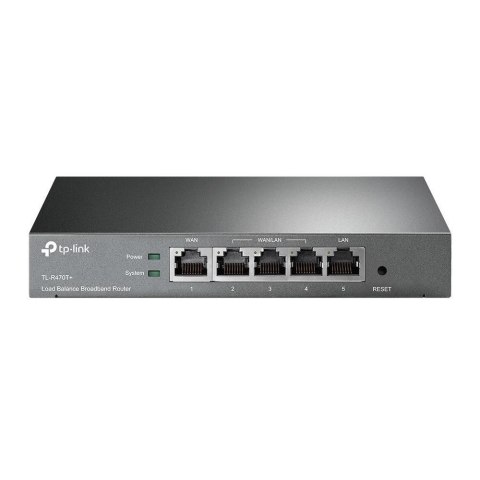 TP-Link TL-R470T+ ruter Fast Ethernet Czarny